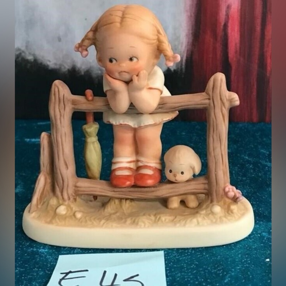 Lucie Attwell figurine "What will I grow up to be?”
